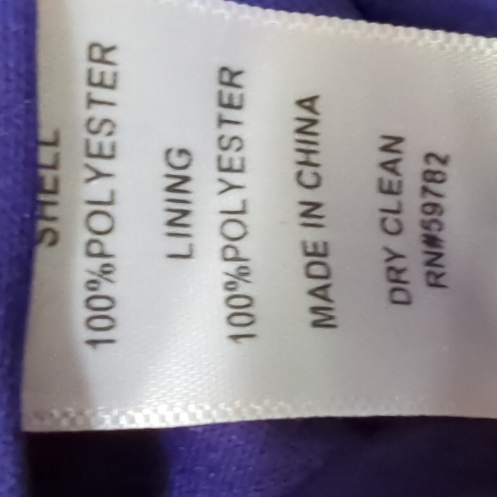 Adrianna Papell Women's Blue Chiffon Ruched Special Occasion Dress Size 12P - Picture 6 of 9